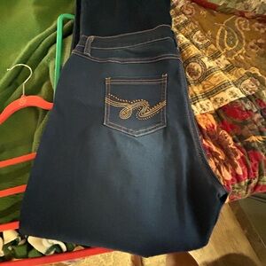 DG2 by Diane Gilman High Rise Indigo Jeans